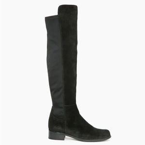 Blondo Black Suede Velma Over Knee Boots 12 Waterproof